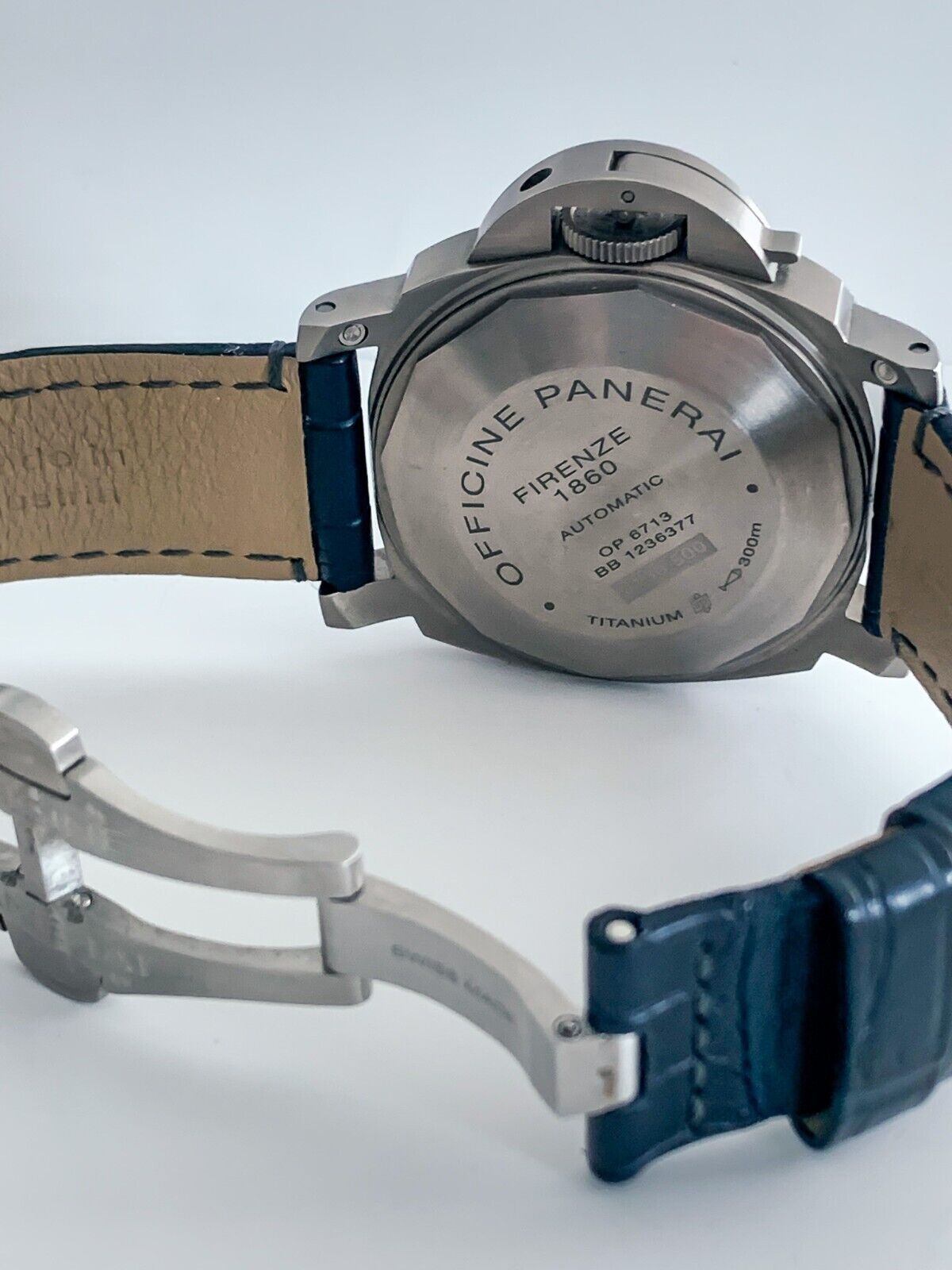 Panerai Luminor Marina PAM282 Automatic Titanium 40mm Blue Dial