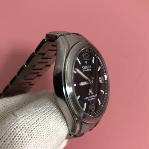Citizen Attesa Eco-Drive H410-T003788 Black Dial Used