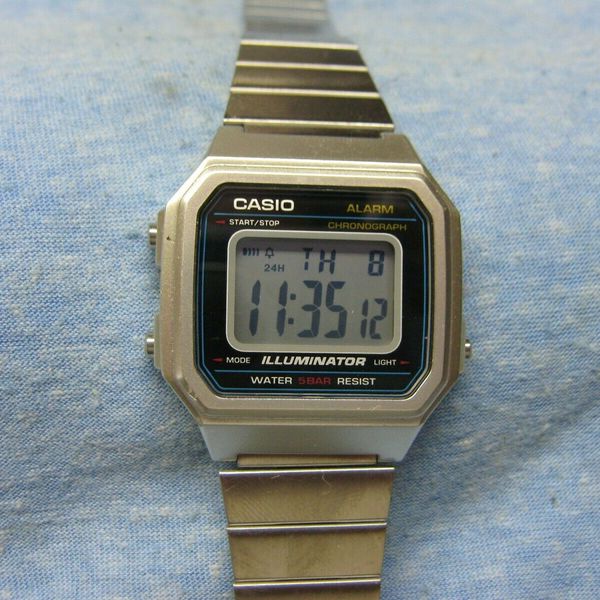 Men's CASIO Water Resistant Digital Watch B650W w/ New Battery ...