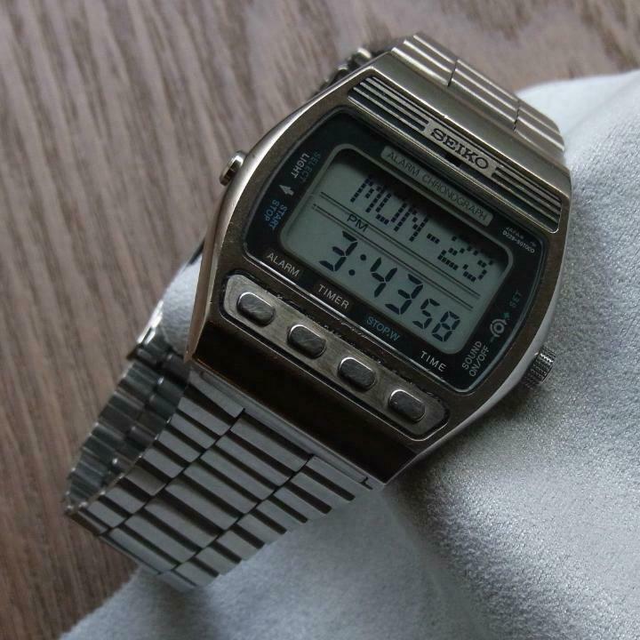 Seiko Vintage Rétro Digital D229-5010 Japan Made Watch Men's