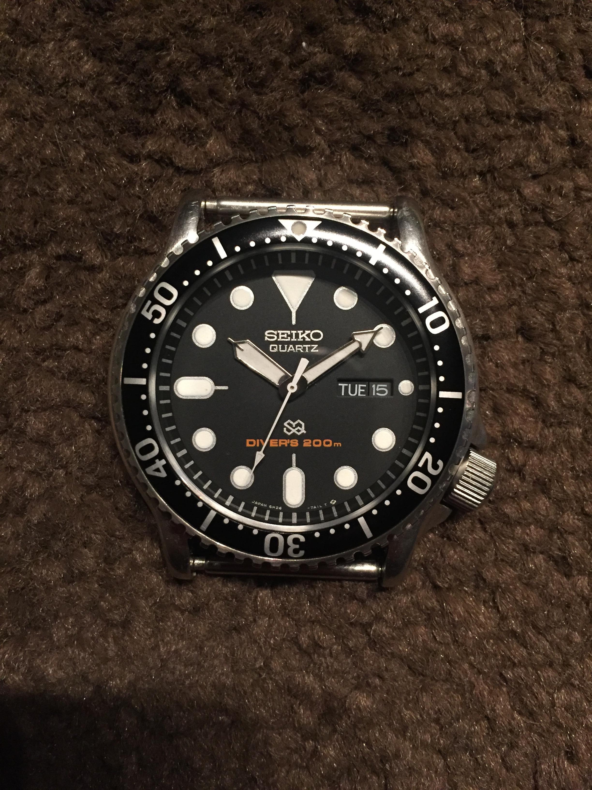 FS Vintage Seiko 5H26 7A10 quartz version of SKX007 WatchCharts Marketplace