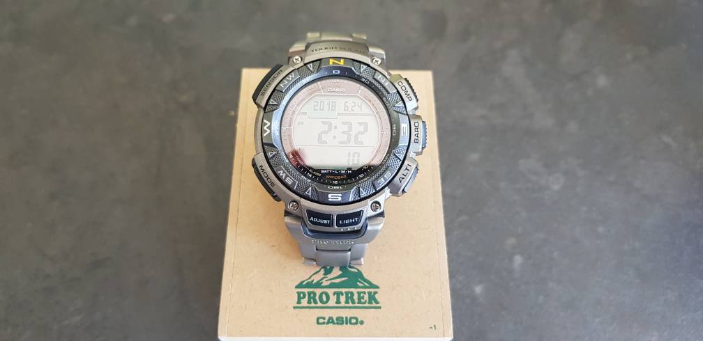 Casio Protrek Tough Solar Triple Sensor Watch PRG-240T-7 PRG240T