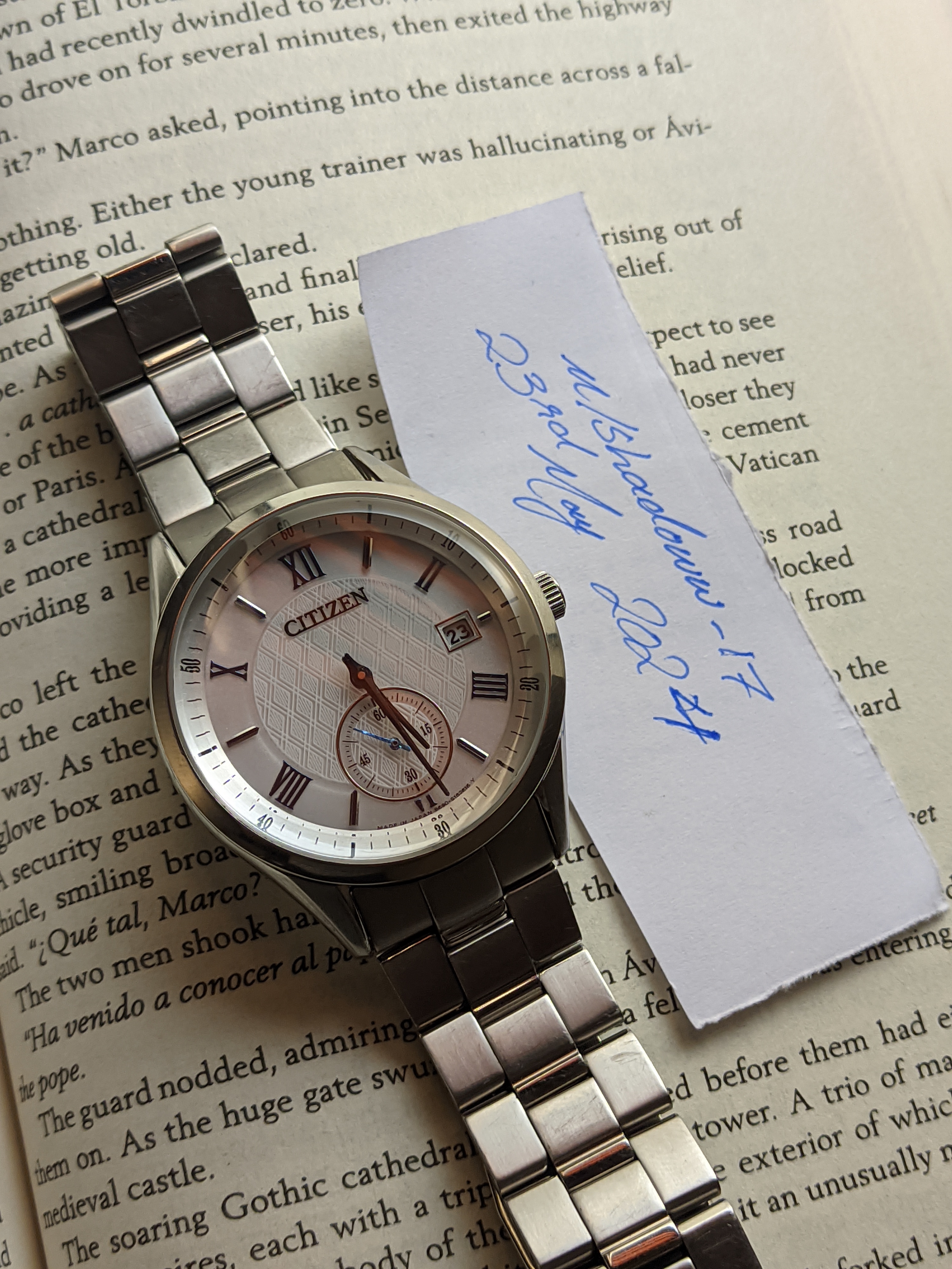 WTS] Citizen BV1120-91A JDM, Solar, Domed Sapphire, Blued Hands