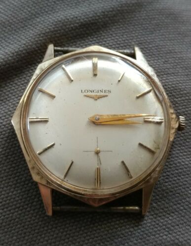 14k Longines Mens Watch RARE Octagon Shaped