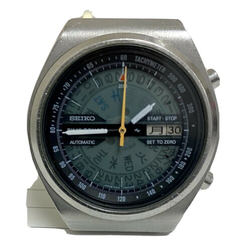 Seiko Time Sonar 7015 6010 Automatic Winding Flyback Chronograph