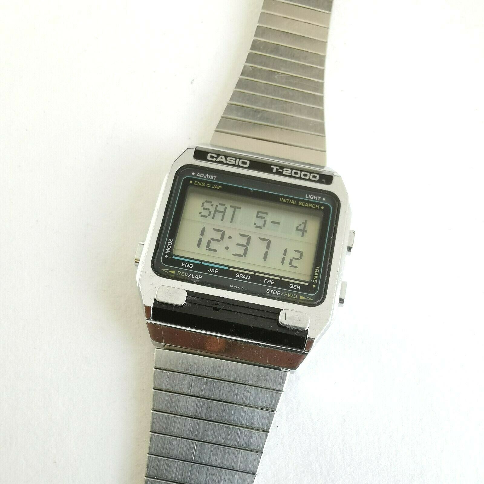 時計 CASIO T-2000 CASIO - T-2000 - WorldTime - Vintage Digital Watch - Digital