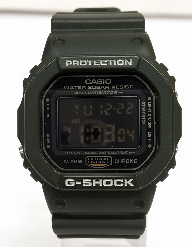 G-SHOCK キムタク着 DW-5600FS-3JF モスグリーン カーキ