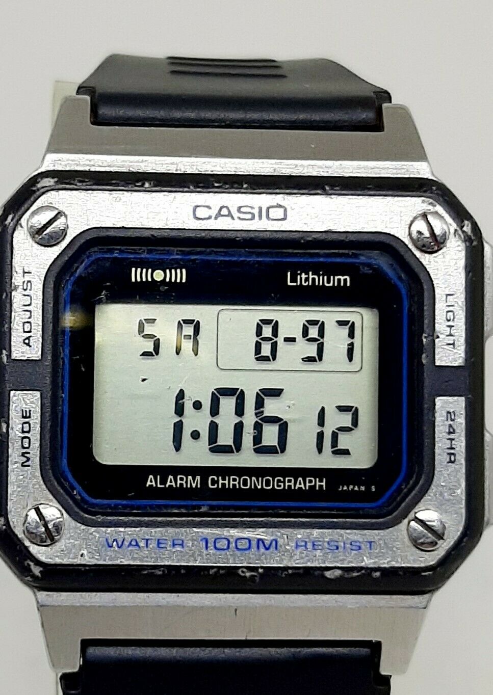 Rare casio W770 W-770 watch module .548 made in Japan WR 100m