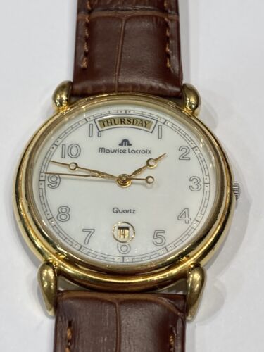 Maurice Lacroix Gents Watch Day Date Model 96376 Relisted For