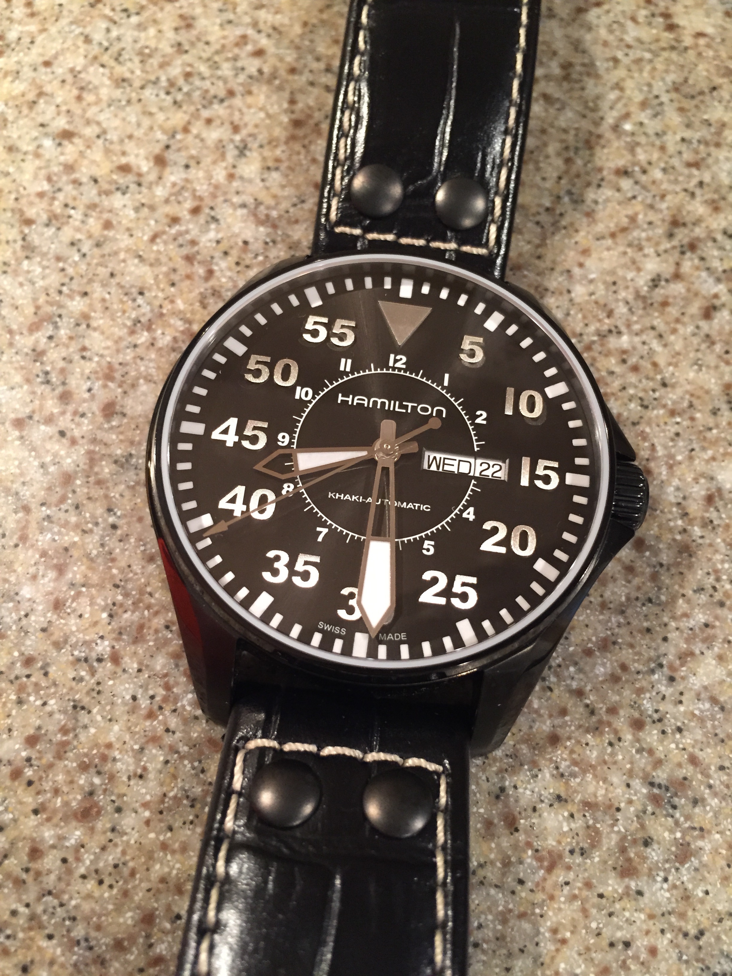 TRADED FSoT Hamilton Khaki Pilot 46mm Ref H64785835