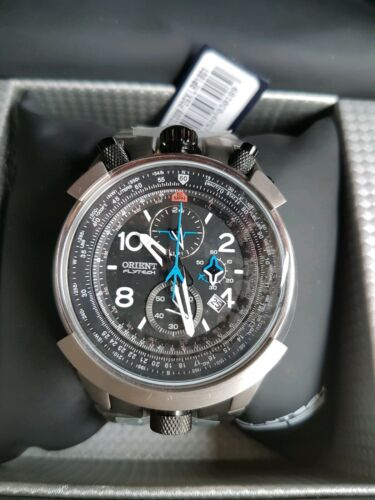 Orient chronograph 2024 flytech titanium