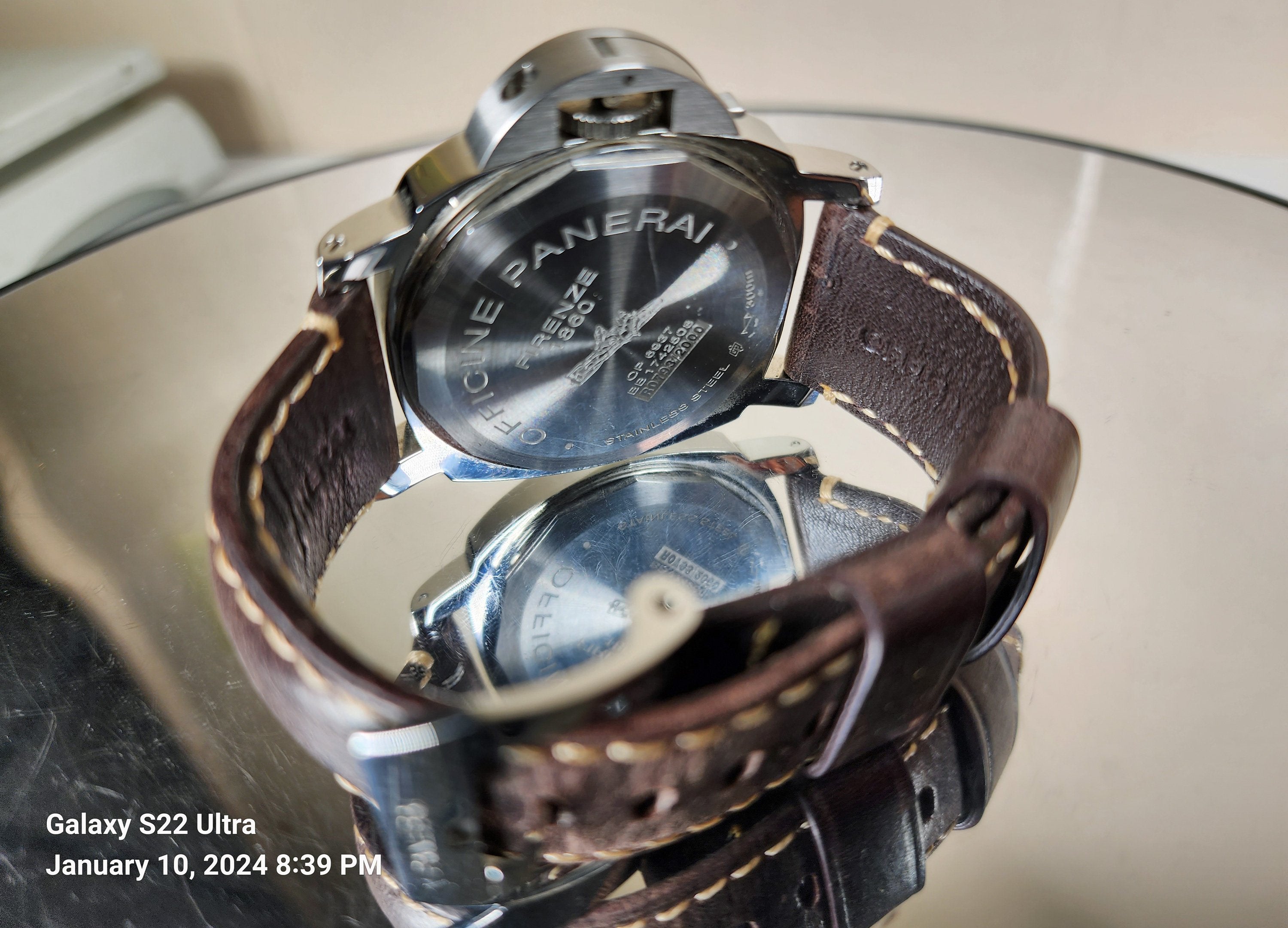 Panerai 590 Luminor Marina 8 Days Acciaio Bought from AD in