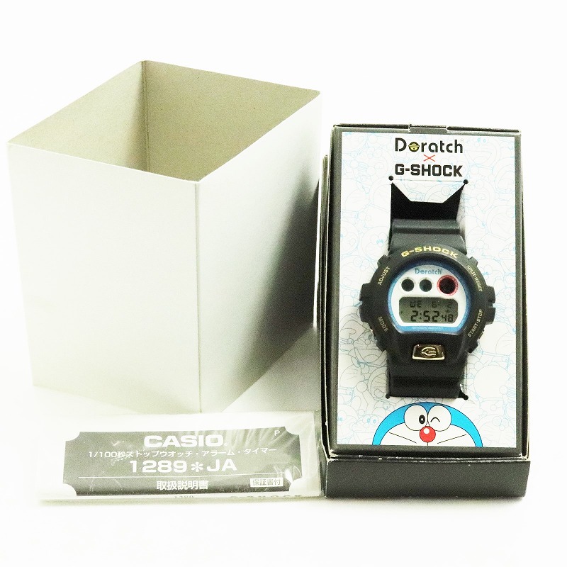 CASIO Casio G SHOCK watch DW 6900 Doratch G SHOCK Doraemon collaboration model WatchCharts Marketplace