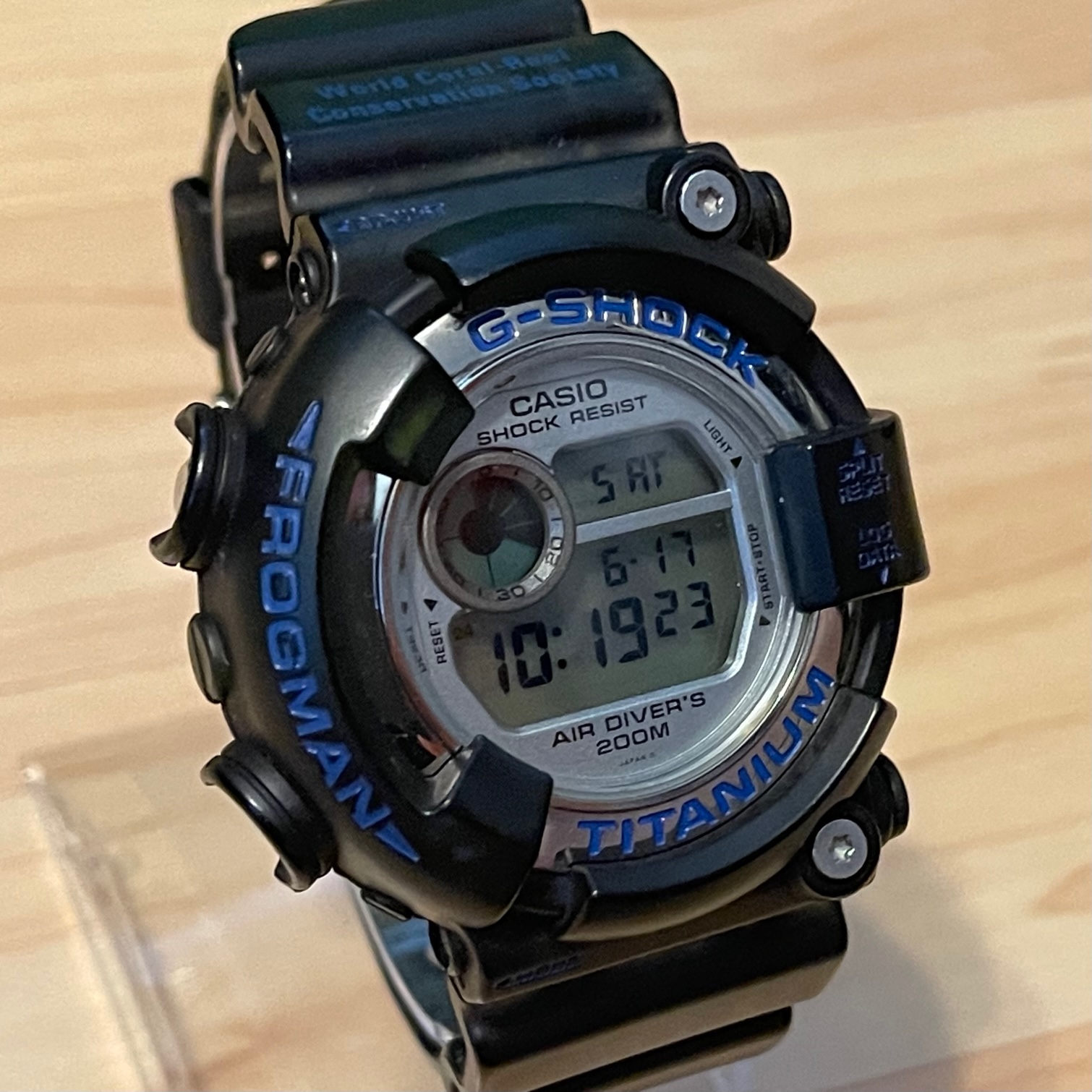 WTS] Casio G-Shock DW-8201WC-2T WCCS Frogman Black & Royal Blue