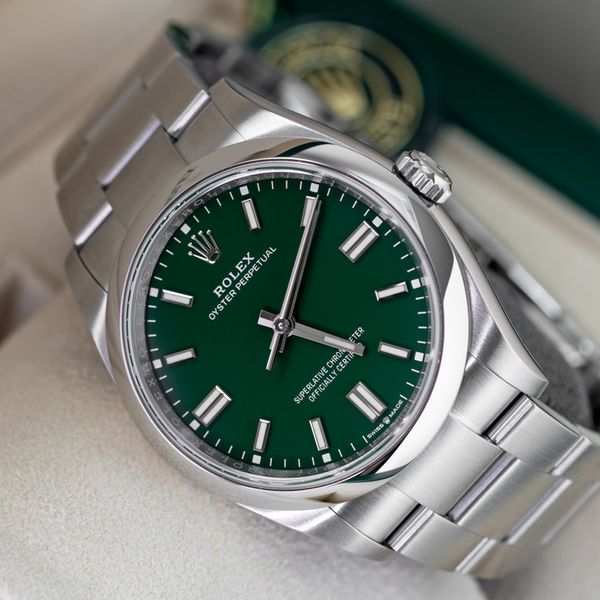 FS: Rolex 126000 Oyster Perpetual 36 GREEN OP36 - BNIB | WatchCharts