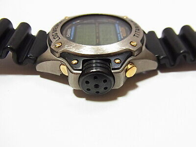 Casio DEP-700 Log Memory Twin Sensor Titanium Diver's Men's Watch Rare |  WatchCharts Marketplace