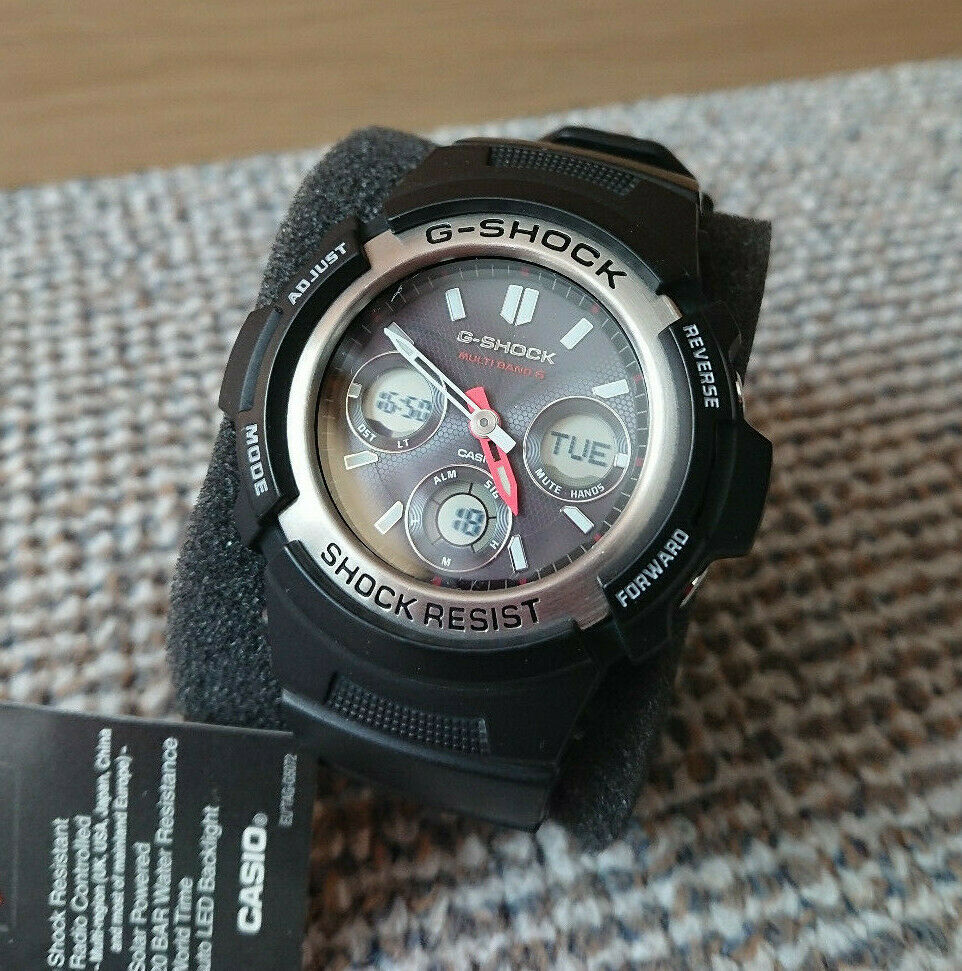 Casio G Shock Awg M100 1aer Funk Solar Sehr Gut Erhalten Watchcharts