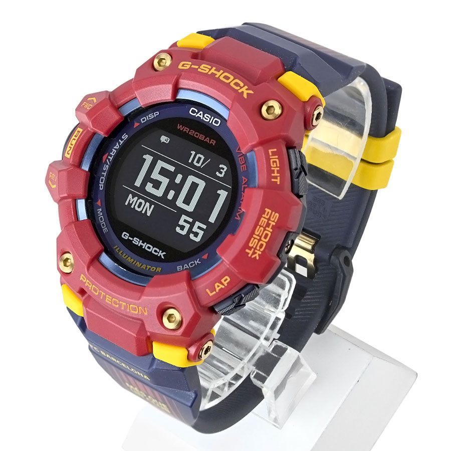 CASIO] Casio G-SHOCK GBD-100BAR-4JR G Squad FC Barcelona Matchday  Collaboration Red x Purple x Yellow Quartz Stainless Steel Resin Men's  Watch [Free Shipping] [Used] | WatchCharts Marketplace