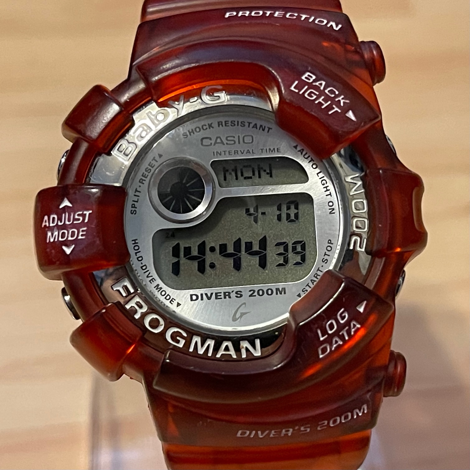 [WTS] Casio G-Shock Baby-G Frogman Candy Apple Red WCCS