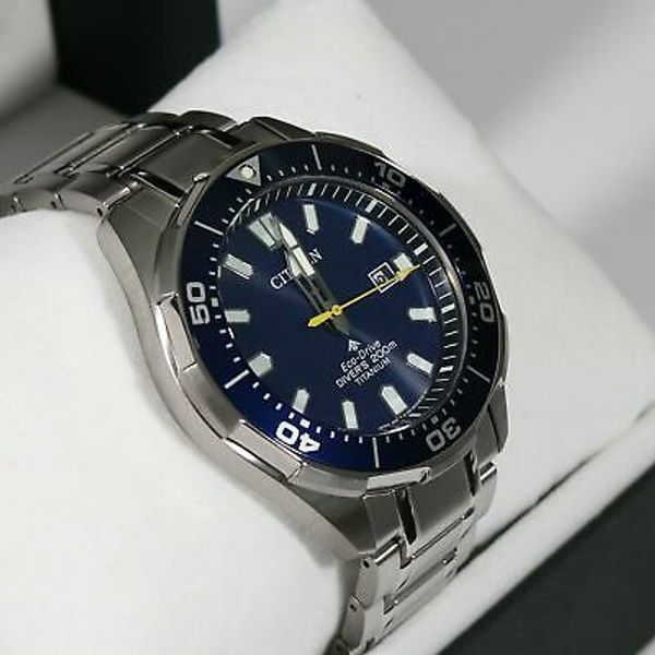 Citizen Promaster Diver's Eco Drive 200M Super Titanium Men's Watch ...