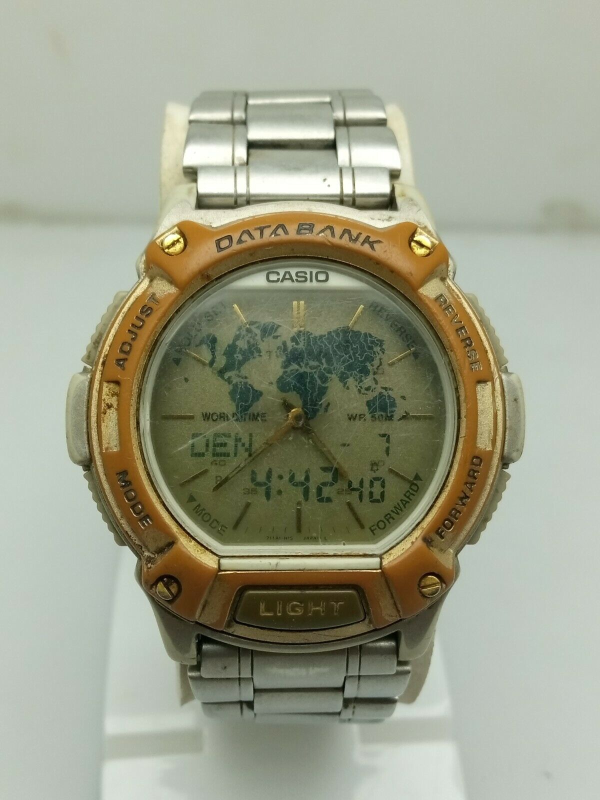 Casio Data Bank Twincept 1359 ABX-68 Vintage Digital Men's Watch