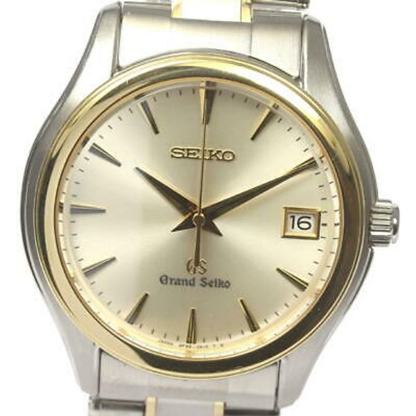 SEIKO Grand Seiko 9F62-0A20 Date Silver Dial Quartz Men's Watch_565278 ...