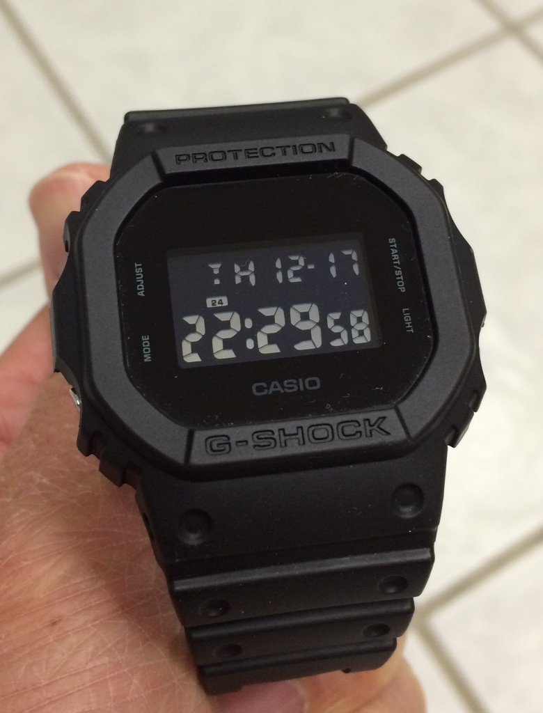 G shock square cheap black