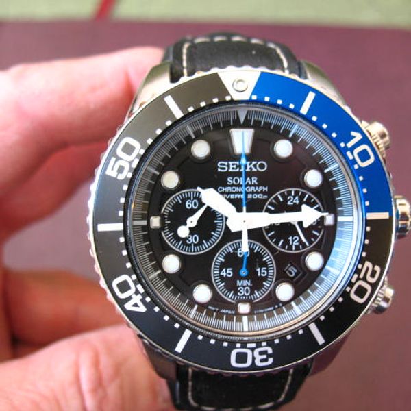 SOLD: Seiko Solar Air Diver's Chronograph SSC017 | WatchCharts