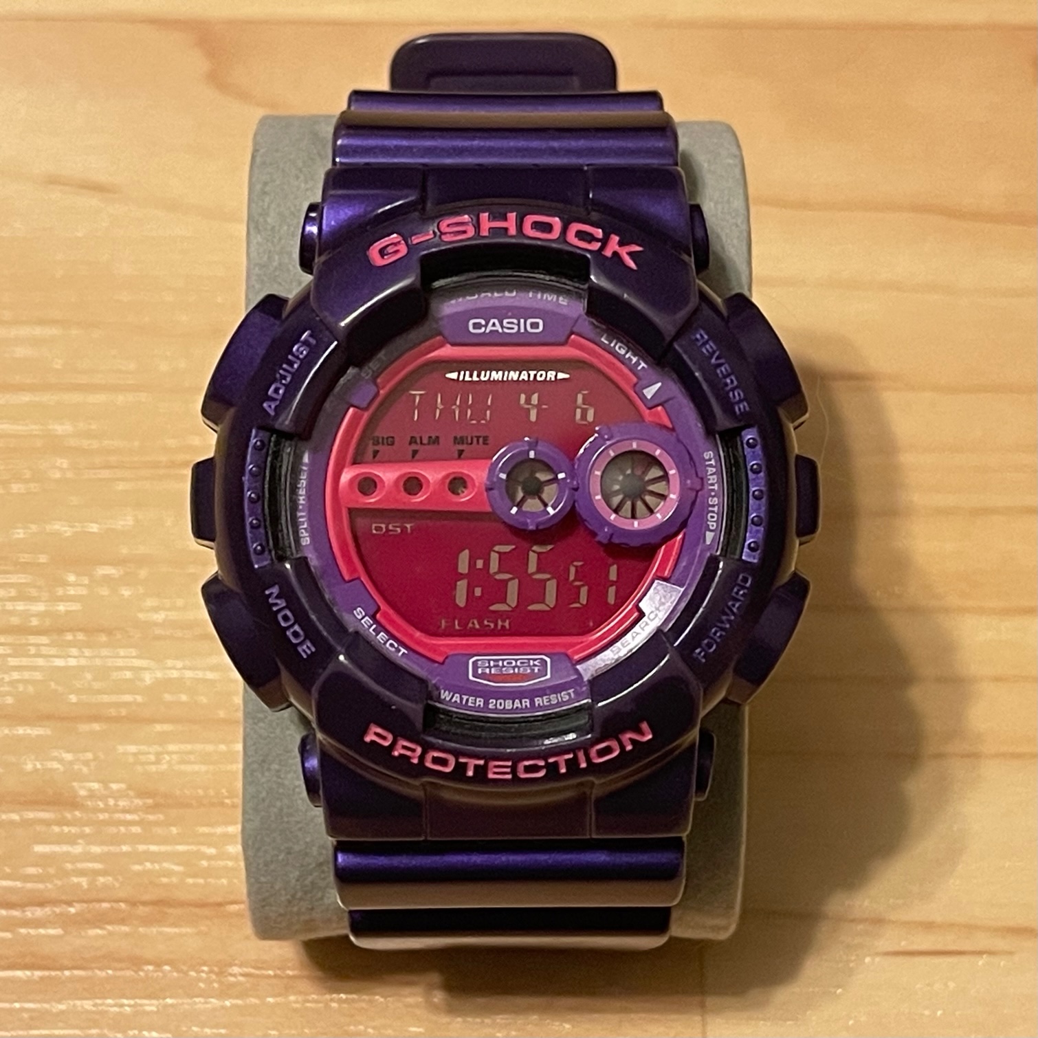 WTS] Casio G-Shock GD-100SC-6 Crazy Colors Purple Digital