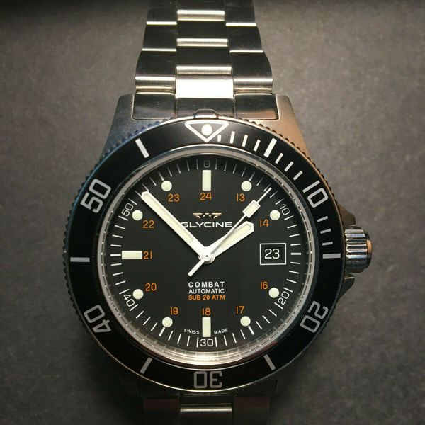 Glycine Combat Sub GL0185 Automatic Wrist Watch | WatchCharts Marketplace