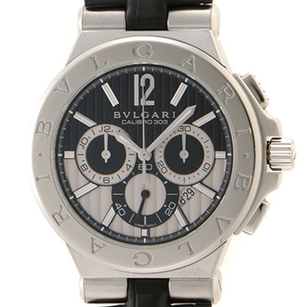 BVLGARI Bvlgari watch Diagono Calibro 303 chronograph DG42SCH automatic