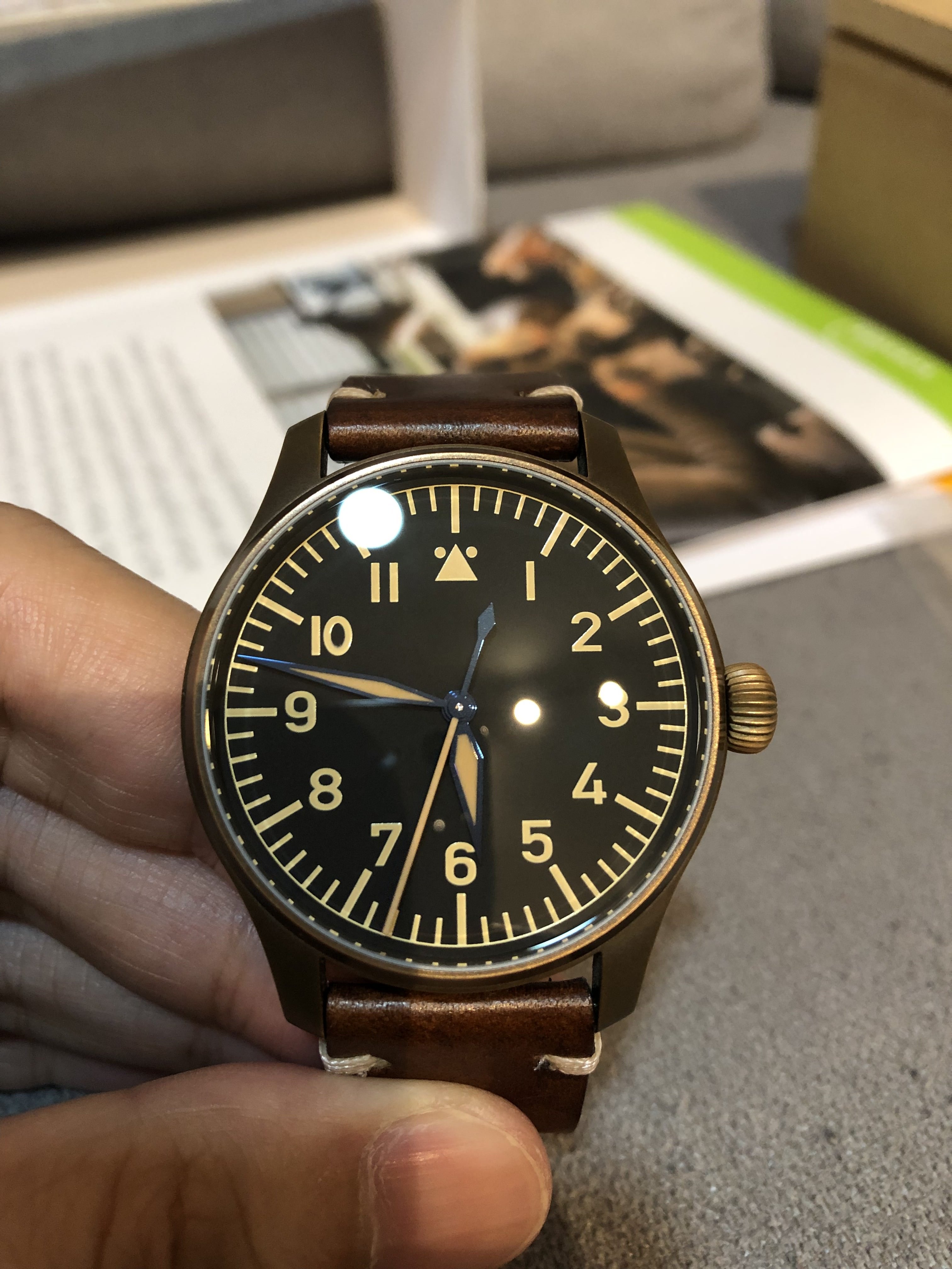 Bronze sale flieger watch