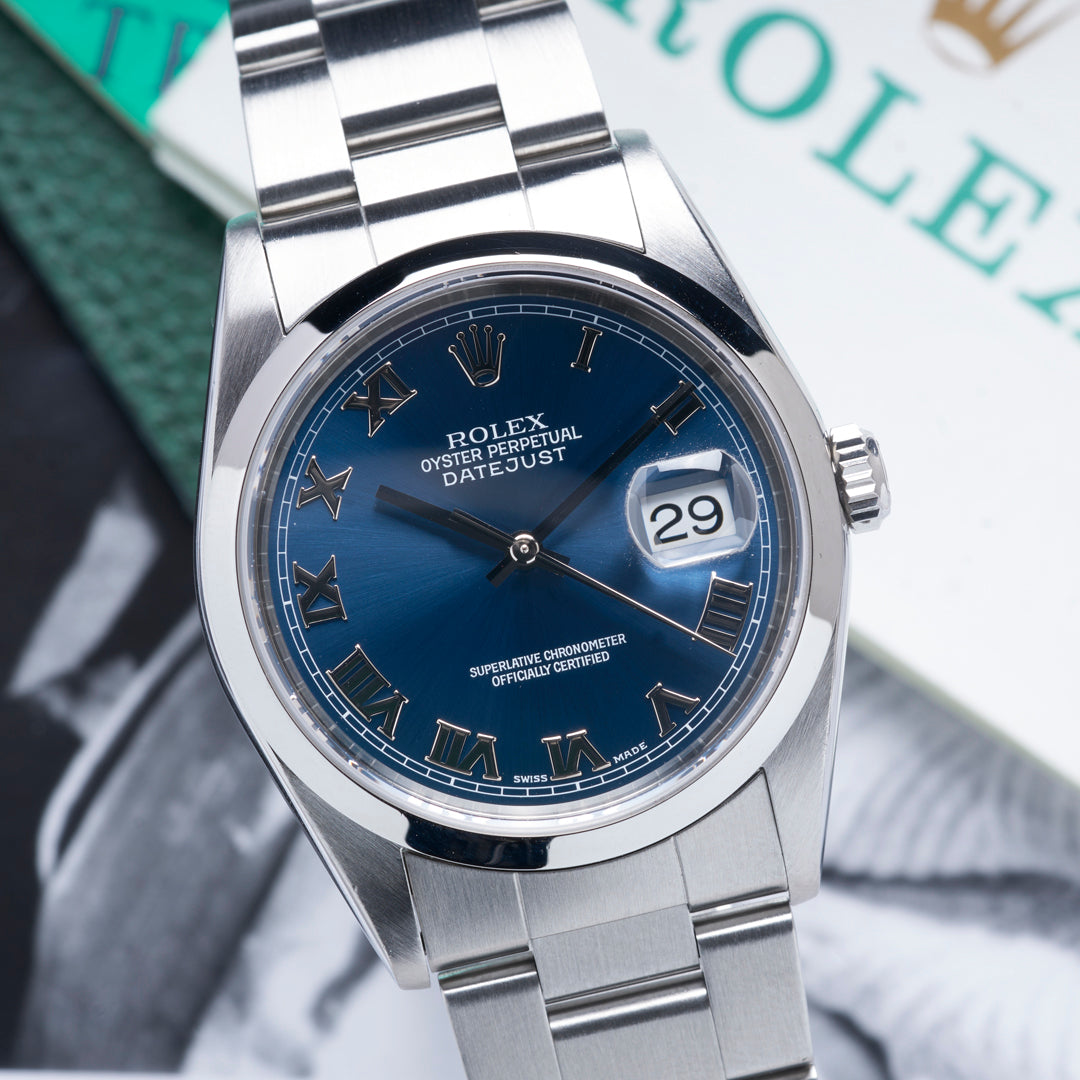 FS 2001 Rolex Datejust Ref. 16200 with Box Papers WatchCharts