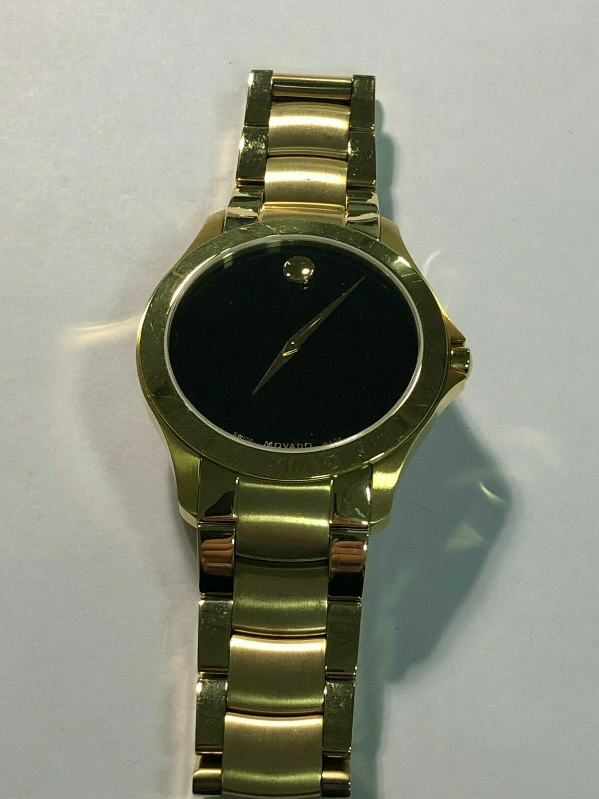 Movado masino outlet gold