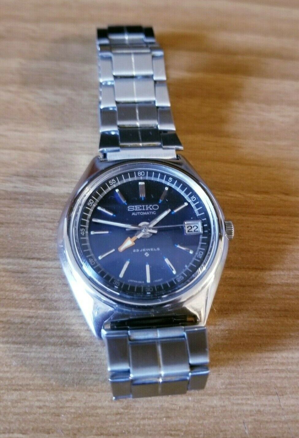 SEIKO 5619-7010 GMT Duotime Automatic Very Rare 70s Japan
