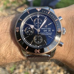 breitling superocean day date