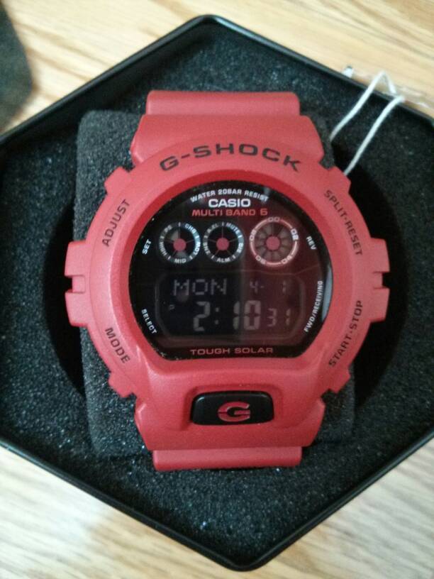 gshock dw6900 red