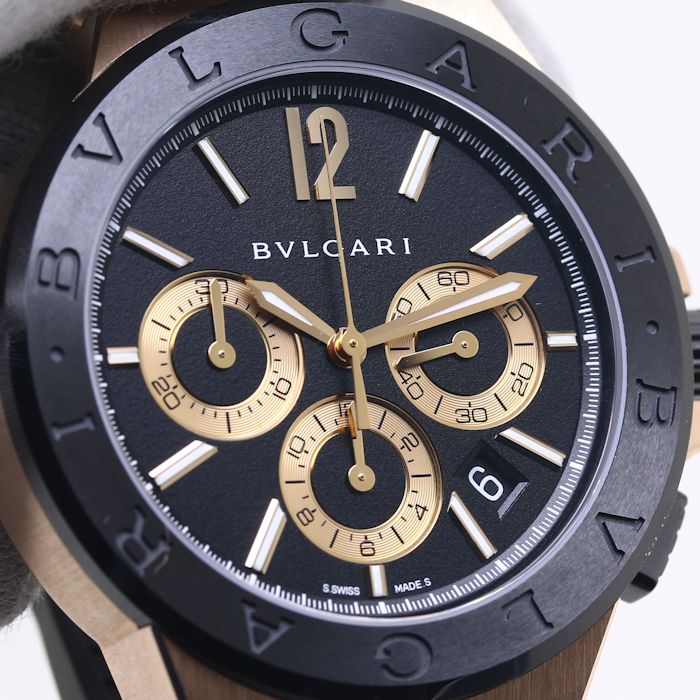 30 000 yen OFF coupon Bulgari Diagono Ceramic Chronograph Purchased in 21 DGP42BGCVDCH 101987 DGP42GCCH Men s 38204 Unused Watch WatchCharts Marketplace