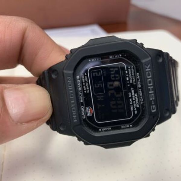 Casio Men S Gw M5610 1bjf G Shock Solar Digital Multi Band Black Watch Japan Watchcharts