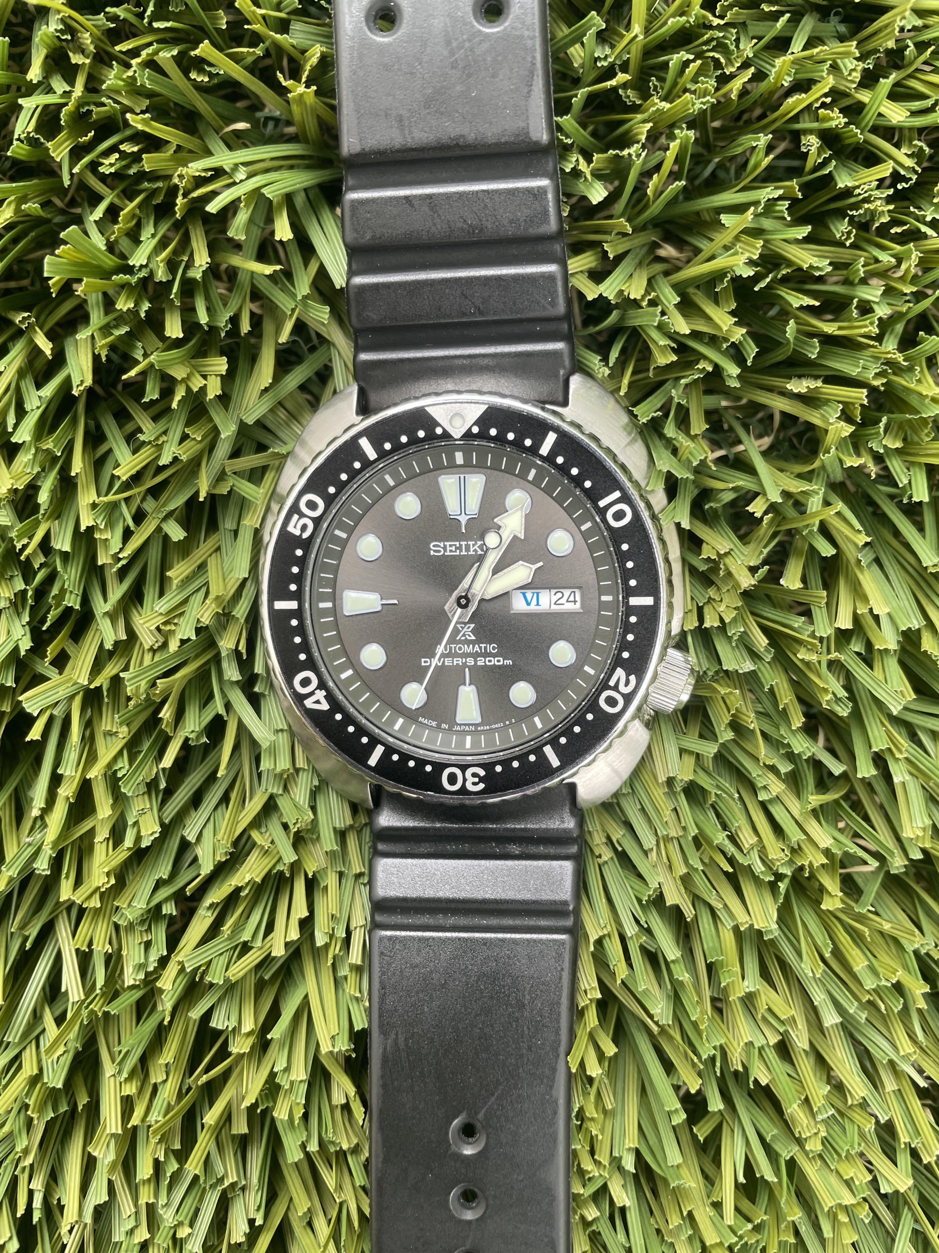 WTS] Seiko SRPE07 King Turtle shark dial on mesh bracelet. : r