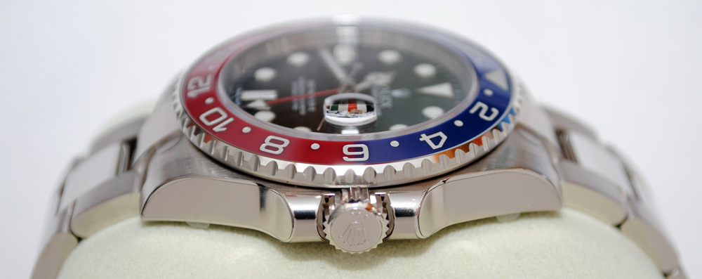 FS BNIB Rolex 116710BLRO 18K White Gold GMT II Blue Red Ceramic