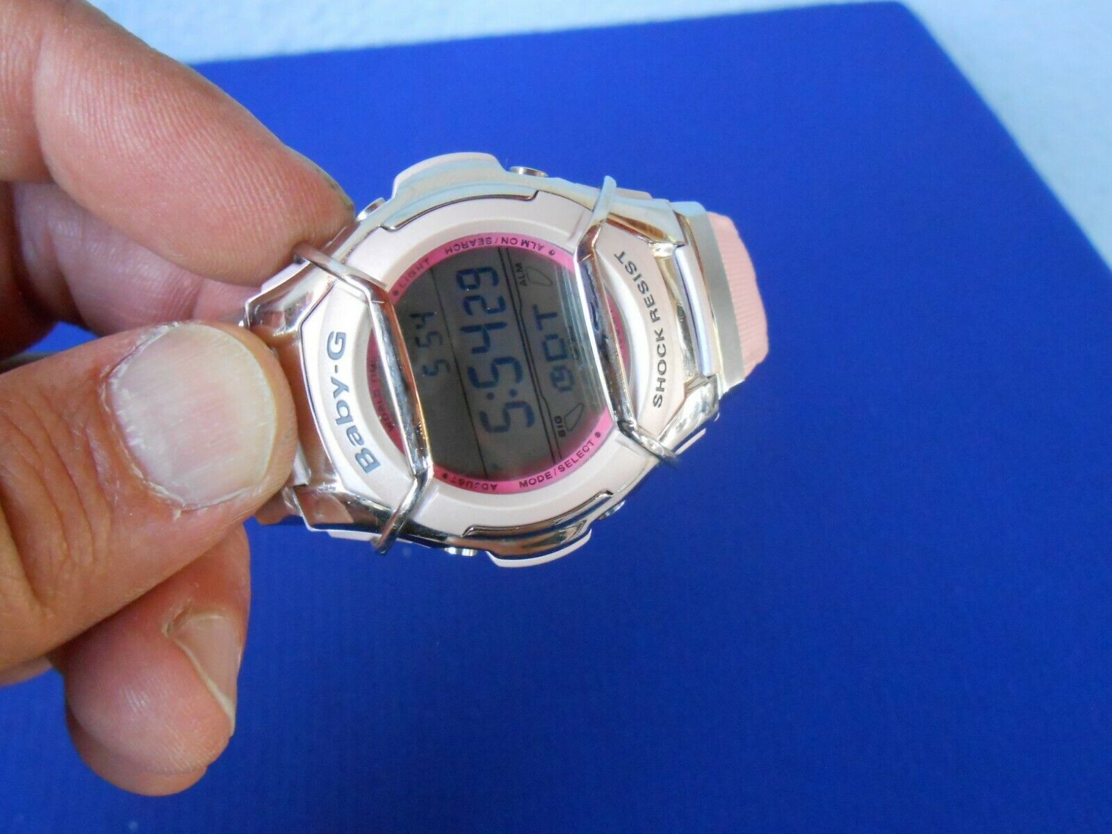 Casio Baby-G MSG-135 Small G-Shock Pink Digital Watch Girls Ladies