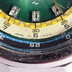 Rare Seiko 7015-7020 5 Sports Speed-Timer 'Hulk' Automatic