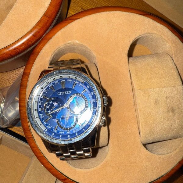 Cinturione In Acciaio Citizen 23mm Per BU2021-51L - Ricambio Originale Usato