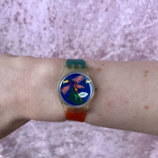 Vintage Swatch Watch 80s colourful fish design | WatchCharts  display picture 2