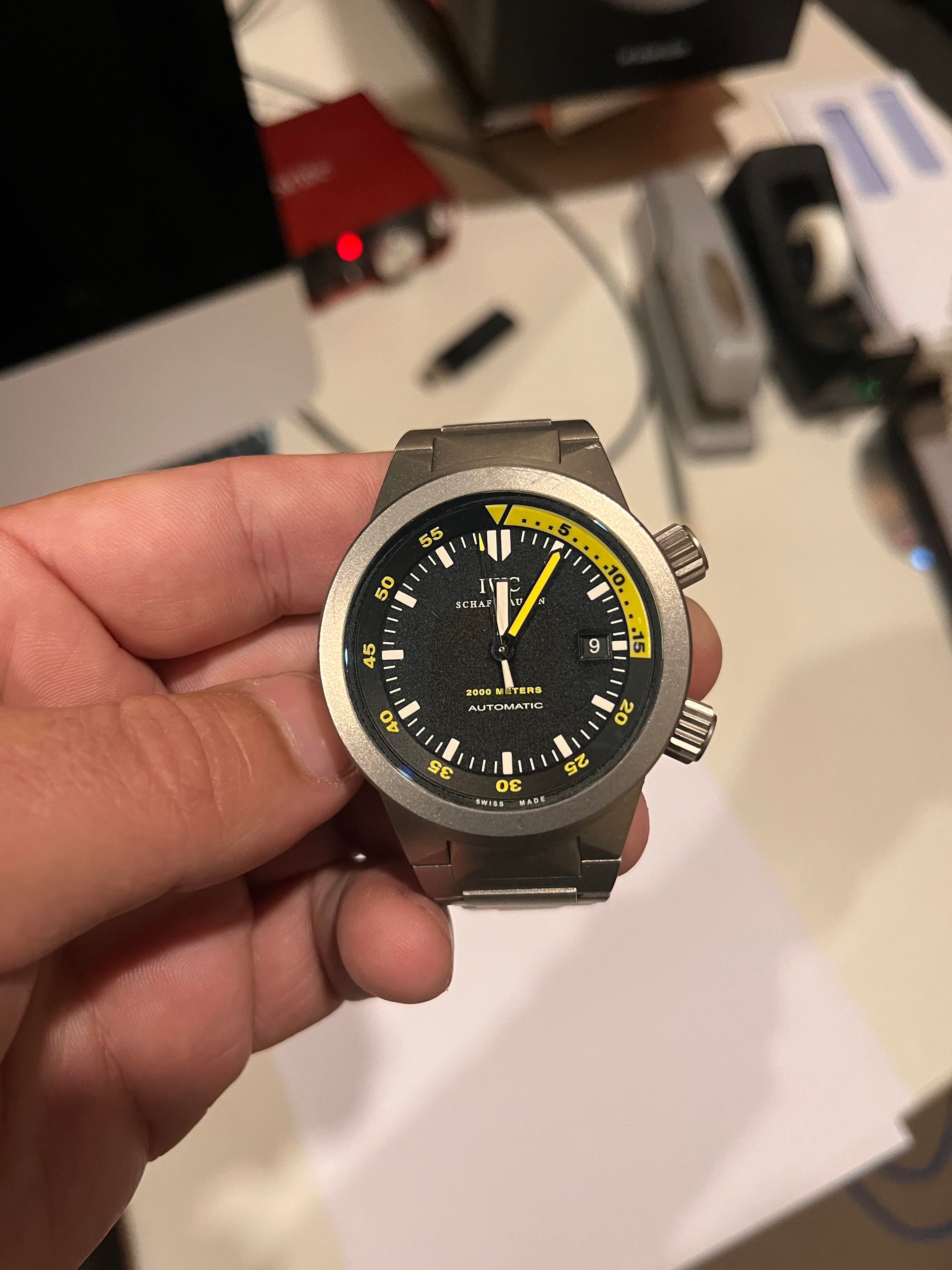 WTS] IWC Aquatimer 2000 TI on Bracelet - IW353803 REPOST - Lower 