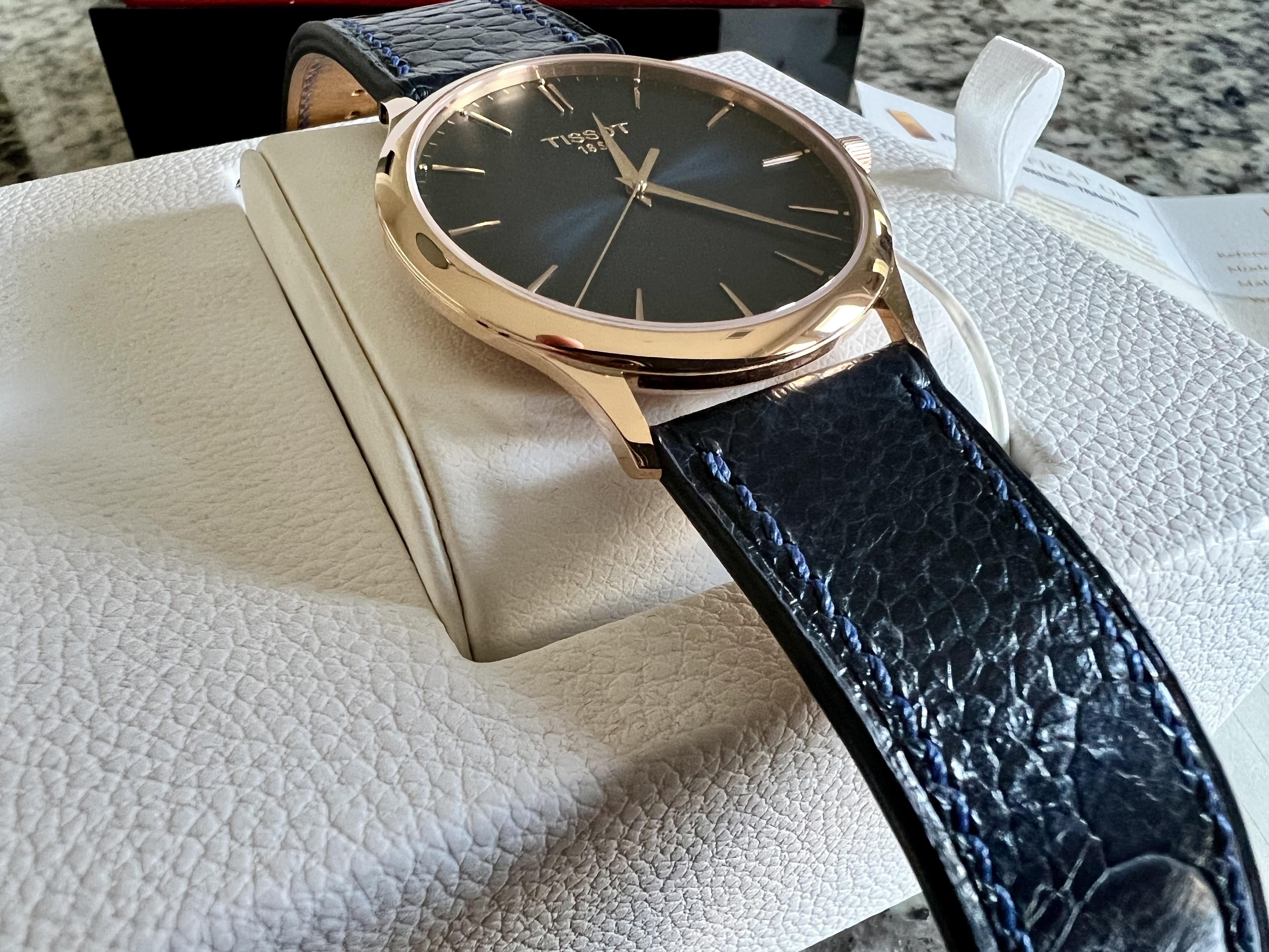 WTS Tissot Excellence 18kt Rose Gold WatchCharts Marketplace