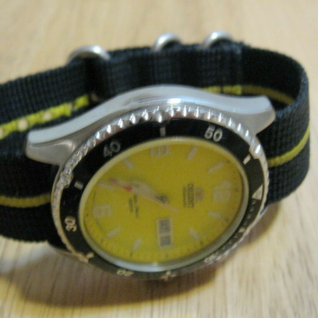 Orient Yellow Mako 'Bumble Bee' Limited Edition Men's Automatic