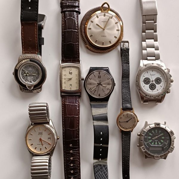 Lot De 10 Montres Femme Vintage & Anciennes - Marque Citizen Et Autres - État Très Bon à Voir