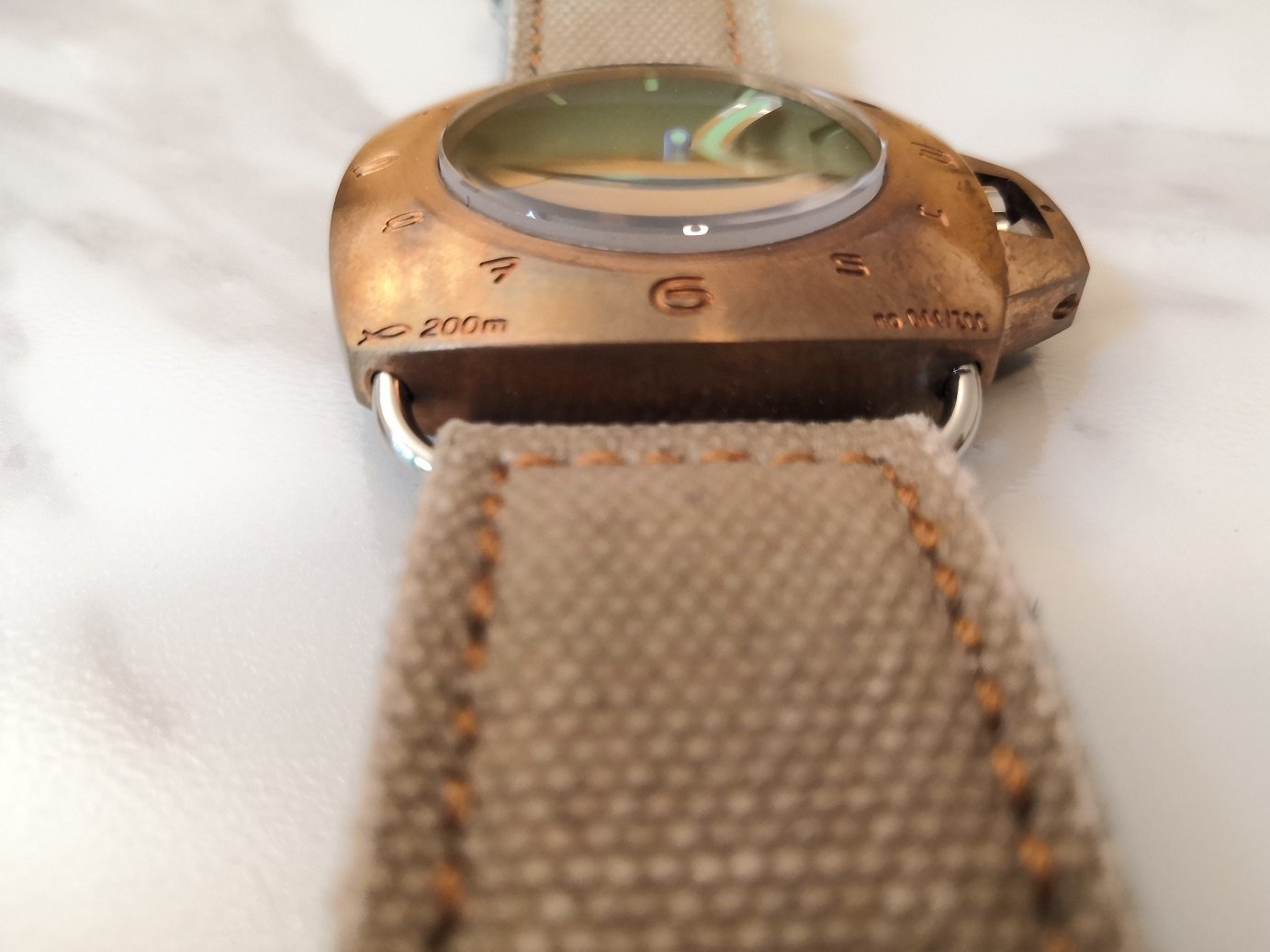 BATISCAFO QUADRO45 Bronze Diving Watch - THE WATCH BLOG